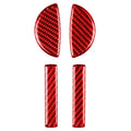 4 in 1 Car Carbon Fiber Door Handle Decorative Sticker for BMW Mini Cooper Clubman Countryman  F55 F54 F60, Left and Right Drive Universal, 4 in 1 Door Handle