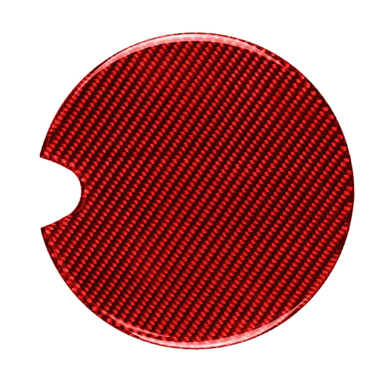 Car Carbon Fiber Fuel Tank Cap Decorative Sticker for BMW Mini, Left and Right Drive Universal, Fuel Tank Cap