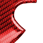 Car Carbon Fiber Fuel Tank Cap Decorative Sticker for BMW Mini, Left and Right Drive Universal, Fuel Tank Cap