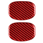 Car Carbon Fiber Seat Back Handle Decorative Sticker for BMW Mini One Cooper F55 F56, Left and Right Drive Universal, Seat Back Handle