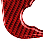 Car Carbon Fiber Cigarette Lighter Cover Decorative Sticker for BMW Mini Cooper F56 F55 F57, Left and Right Drive Universal, Cigarette Lighter Cover