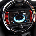 Car Carbon Fiber Navigation Decorative Sticker for BMW Mini Cooper Countryman Clubman F54 F55 F56 F60, Left and Right Drive Universal, Navigation