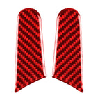 Car Carbon Fiber Rearview Mirror Decorative Sticker for Porsche Macan 2014-2021, Left and Right Drive Universal, Rearview Mirror