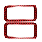 Car Carbon Fiber Rear Dome Light Panel Decorative Sticker for Porsche Macan 2014-2021, Left and Right Drive Universal, Rear Dome Light Panel D