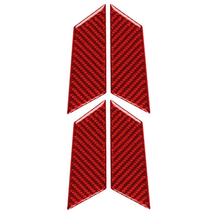 Car Carbon Fiber Inner Door Bowl Panel Decorative Sticker for Porsche Macan 2014-2021, Left and Right Drive Universal, Inner Door Bowl Panel