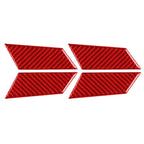 Car Carbon Fiber Inner Door Bowl Panel Decorative Sticker for Porsche Macan 2014-2021, Left and Right Drive Universal, Inner Door Bowl Panel