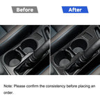 Car Carbon Fiber Rear Water Cup Holder Panel B Decorative Sticker for Toyota Corolla / Levin 2014-2018, Right Drive, Rear Water Cup Holder Panel B, Right Drive