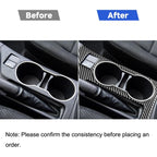Car Carbon Fiber Rear Water Cup Holder Panel A Decorative Sticker for Toyota Corolla / Levin 2014-2018, Left Drive, Rear Water Cup Holder Panel A, Left Drive