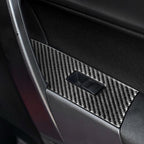 Car Carbon Fiber Window Lift Decorative Sticker for Toyota Corolla / Levin 2014-2018, Left Drive, Window Lift, Left Drive