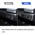 Car Carbon Fiber Headlight Switch Decorative Sticker for Toyota Corolla / Levin 2014-2018, Right Drive, Headlight Switch, Right Drive