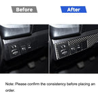 Car Carbon Fiber Headlight Switch Decorative Sticker for Toyota Corolla / Levin 2014-2018, Left Drive, Headlight Switch, Left Drive