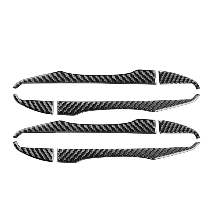 Car Carbon Fiber Door Outside Handle Decorative Sticker for Toyota Corolla / Levin 2014-2018, Left and Right Drive Universal, Door Outside Handle