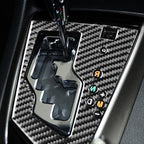 Car Carbon Fiber Gear Panel Decorative Sticker for Toyota Corolla / Levin 2014-2018, Right Drive, Gear Panel, Right Drive (Carbon Fiber Black), Gear Panel, Right Drive (Red)