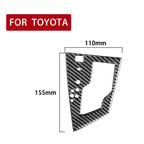 Car Carbon Fiber Gear Panel Decorative Sticker for Toyota Corolla / Levin 2014-2018, Left Drive, Gear Panel, Left Drive (Carbon Fiber Black), Gear Panel, Left Drivee (Red)