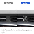 Car Carbon Fiber Air Conditioning Knob Decorative Sticker for Audi A6L / A7 2019-, Right Drive, Air Conditioning Knob, Right Drive