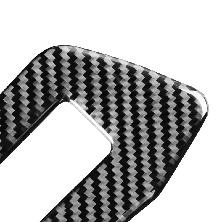 Car Carbon Fiber Headlight Switch Decorative Sticker for Audi A6L / A7 2019-, Right Drive, Headlight Switch, Right Drive