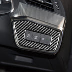 Car Carbon Fiber Headlight Switch Decorative Sticker for Audi A6L / A7 2019-, Right Drive, Headlight Switch, Right Drive