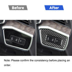 Car Carbon Fiber Headlight Switch Decorative Sticker for Audi A6L / A7 2019-, Right Drive, Headlight Switch, Right Drive
