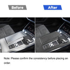 Car Carbon Fiber Gear Panel Decorative Sticker for Audi A6L / A7 2019-, Right Drive, Gear Panel, Right Drive