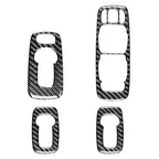 4 in 1 Car Carbon Fiber Door Set B Decorative Sticker for Volvo XC90 2003-2014, Right Drive, Door Set B, Right Drive