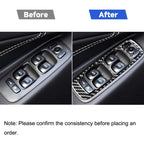 4 in 1 Car Carbon Fiber Door Set B Decorative Sticker for Volvo XC90 2003-2014, Left Drive, Door Set B, Left Drive