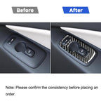 4 in 1 Car Carbon Fiber Door Set B Decorative Sticker for Volvo XC90 2003-2014, Left Drive, Door Set B, Left Drive