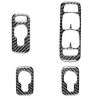4 in 1 Car Carbon Fiber Door Set A Decorative Sticker for Volvo XC90 2003-2014, Right Drive, Door Set A, Right Drive