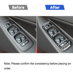 4 in 1 Car Carbon Fiber Door Set A Decorative Sticker for Volvo XC90 2003-2014, Right Drive, Door Set A, Right Drive