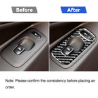 4 in 1 Car Carbon Fiber Door Set A Decorative Sticker for Volvo XC90 2003-2014, Right Drive, Door Set A, Right Drive
