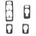 4 in 1 Car Carbon Fiber Door Set A Decorative Sticker for Volvo XC90 2003-2014, Left Drive, Door Set A, Left Drive
