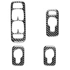 4 in 1 Car Carbon Fiber Door Set A Decorative Sticker for Volvo XC90 2003-2014, Left Drive, Door Set A, Left Drive