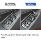 4 in 1 Car Carbon Fiber Door Set A Decorative Sticker for Volvo XC90 2003-2014, Left Drive, Door Set A, Left Drive