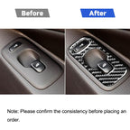 4 in 1 Car Carbon Fiber Door Set A Decorative Sticker for Volvo XC90 2003-2014, Left Drive, Door Set A, Left Drive