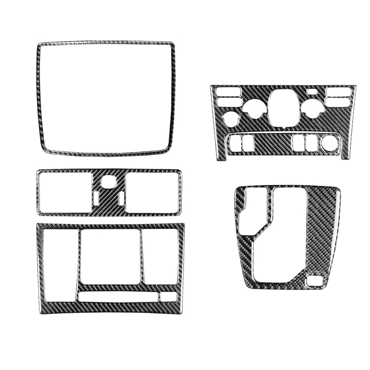 7 in 1 Car Carbon Fiber Gear Set A Decorative Sticker for Volvo XC90 2003-2014, Left Drive, Gear Set A