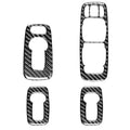 Car Carbon Fiber Window Lift B Decorative Sticker for Volvo XC90 2008-2014, Right Drive, Window Lift B, Right Drive