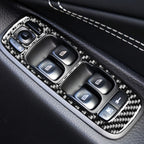 Car Carbon Fiber Window Lift B Decorative Sticker for Volvo XC90 2008-2014, Right Drive, Window Lift B, Right Drive