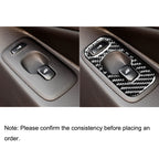 Car Carbon Fiber Window Lift A Decorative Sticker for Volvo XC90 2003-2007, Left Drive, Window Lift A, Left Drive