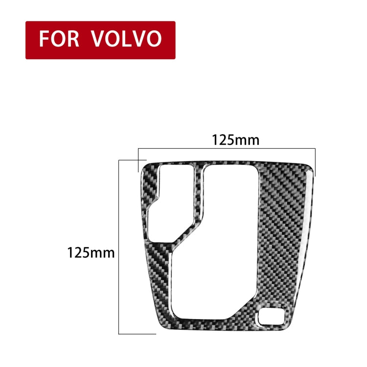 Car Carbon Fiber Gears Decorative Sticker for Volvo XC90 2003-2014, Left Drive, Gears, Left Drive