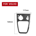 Car Carbon Fiber Headlight Control Decorative Sticker for Volvo XC90 2003-2014, Left and Right Drive Universal, Headlight Control