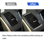 Car Carbon Fiber Two Sides Air Outlet Decorative Sticker for Volvo XC90 2003-2014, Left and Right Drive Universal, Two Sides Air Outlet