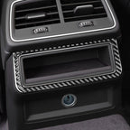 Car Carbon Fiber Rear Air Conditioning Frame Sticker for Audi A6L / A7 2019-, Left and Right Drive Universal, Rear Air Conditioning Frame