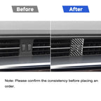 Car Carbon Fiber Air Conditioning Knob Decorative Sticker for Audi A6L / A7 2019-, Left Drive, Air Conditioning Knob, Left Drive