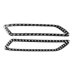 Car Carbon Fiber A-pillar Air Outlet Decorative Sticker for Audi A6L / A7 2019-, Left and Right Drive Universal, A-pillar Air Outlet
