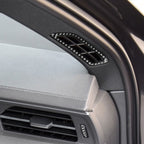 Car Carbon Fiber A-pillar Air Outlet Decorative Sticker for Audi A6L / A7 2019-, Left and Right Drive Universal, A-pillar Air Outlet