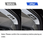 Car Carbon Fiber A-pillar Air Outlet Decorative Sticker for Audi A6L / A7 2019-, Left and Right Drive Universal, A-pillar Air Outlet