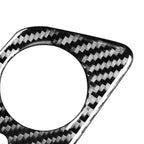 Car Carbon Fiber Seat Adjustment Panel Decorative Sticker for Audi A6L / A7 2019-, Left and Right Drive Universal, Seat Adjustment Panel