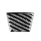 Car Carbon Fiber Steering Wheel Lower Decorative Sticker for Audi A6L / A7 2019-, Left and Right Drive Universal, Steering Wheel Lower