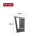 Car Carbon Fiber Gear Panel Decorative Sticker for Audi A6L / A7 2019-, Left Drive, Gear Panel, Left Drive