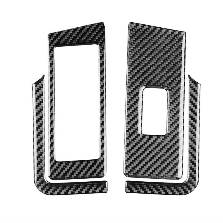 Car Carbon Fiber Glass Lift Panel Decorative Sticker for Volkswagen Beetle 2012-2019, Right Drive, Glass Lift Panel, Right Drive
