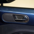 Car Carbon Fiber Inside Door Bowl Decorative Sticker for Volkswagen Beetle 2012-2019, Left and Right Drive Universal, Inside Door Bowl